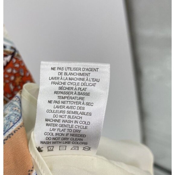 Lila Rose‎ Women’s Scoop Neck Paisley Print Mini Slip Dress Size 2 - Picture 9 of 13